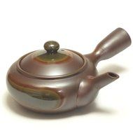 Banko teapot 526G purple mud Oribe 280cc (japan import) N2