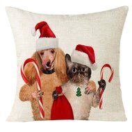 Christmas Pillow Case,Beautyvan Xmas Christmas Animal Sofa Home Decoration Festival Pillow Case Cushion Cover... N4