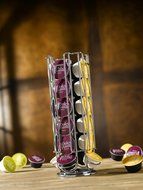Capstore Nescafe Dolce Gusto 24-Coffee Pod Disc Capsule Holder Dispenser Tower Stand N3