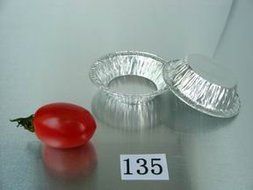 keisen 2 4/5" Mini pie pan1 1/4oz Foil Utility Cup pie pan tart pan 125/PK