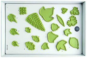 PME 40-Piece Jem Leaf Plastic Cutter Set, Set of 3 N2