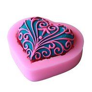 Sher Heart-Shaped Fondant Cake Cake Chocolate Silicone Molds,Decoration Tools Bakeware N2
