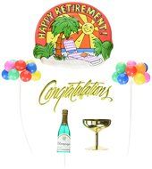 Oasis Supply Happy Retirement Party Cake Topper Decorating Kit