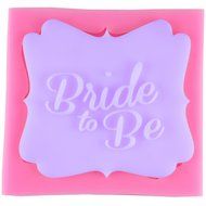 Mujiang Bride to Be Silicone Gumpaste Sugar Chocolate Fondant Molds N5