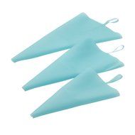 EKIND Reusable Silicon Cake Pastry Bag Cream Icing Piping Bag Cake Decorating Bags Tools Set (3 size in 1) N9