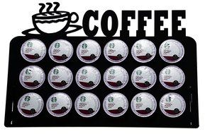 Marketing Holders Black 18 K Cup Dispenser Coffee Keurig &amp; tree pod holder Acrylic N2