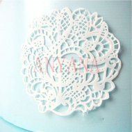 Anyana Musical Instruments and Notes Lace mat Border Decoration Fondant cake mold mould N3