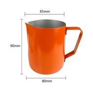 350ML Thick Stainless Steel Coffee Frothing Milk Latte Expresso Art Jug Pitcher - Green , As Described N30