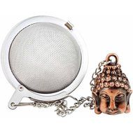 Tea Infuser, Buddah,Bronze, 1.5"W