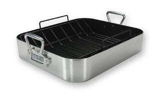 Bialetti Extra Large Aluminum Nonstick Roaster 07150