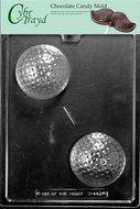Cybrtrayd S112 Sports Chocolate Candy Mold, Large Golf Ball