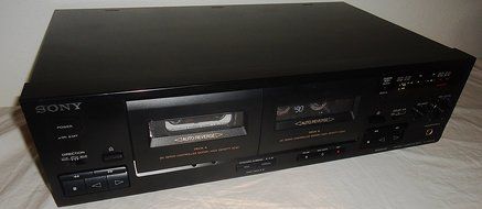 Sony TC-WR445 Dual Cassette Tape Deck - Auto Reverse - DC Servo Controlled Motor High Density Head - Japan 1994 N7