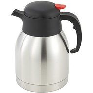 Winco 1.5-liter Thermal Carafe, Metal, Plastic, Stainless Steel