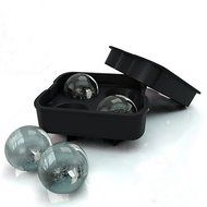 Y&amp;XL&amp;H Whiskey Ice Cube Round Sphere Tray Ball Maker Mold Tray Sphere Mould Cocktails Party Bar , yellow N4
