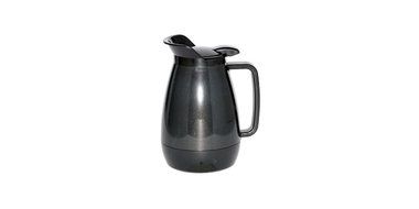 Service Ideas TS501BL Thermo-Serv 0.6 Liter Black Flip Top Server