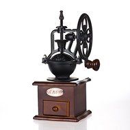Ferris Wheel Design Vintage Manual Coffee Grinder With Ceramic Movement Retro Wooden Coffee Mill For Home Decoration N3