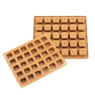 Anyana Square English Letters Shaped Cake Decoration Tools ,Flexible Silicone Chocolate Mold Jelly Ice Molds Silikon... N6
