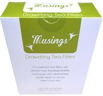 Best Tea Filter Bags With Drawstring, Disposable Infusers, Premium Unbleached Biodegradable Paper, Ideal Size...