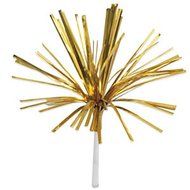 Oasis Supply Cupcake/Cake Decorating Tinsel Picks, 4-Inch, Gold, Set of 6