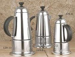 European Gift Carmen Stainless Steel Stove Top Espresso Maker, 6-cup