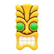 SpinningLeaf Bejeweled Tiki Sandwich Cookie Mold