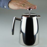 Elegant French Coffee Press Stainless Steel Insulated Double Wall with Spare Screen 8 cup 1 Liter (34oz) N3