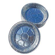 Premium 9" Aluminum Foil Pie Pans. Disposable Tin Plates for Pies Tart Quiche. (Pack of 20)