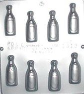 Champagne Bottle Small Chocolate Candy Mold 1312