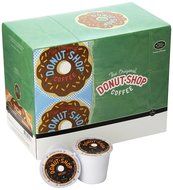 Coffee People Donut Shop Decaf Medium Roast Extra bold, 22-Count K-Cup Portion Pack for Keurig Brewers N11