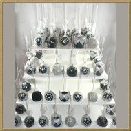 WESTSTONE - clear lollipop sticks with polished ends for cake pops (100, 6") N3