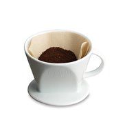 Aerolatte Pour Over Coffee Dripper Reusable Filter Cone Brewer, Number 4-Size, Brews 8 to 12-Cups