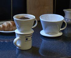 Aerolatte Pour Over Coffee Dripper Reusable Filter Cone Brewer, Number 4-Size, Brews 8 to 12-Cups N3