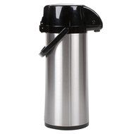 Choice 2.5 Liter Glass Lined Stainless Steel Airpot with Lever N3