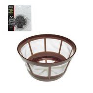 Universal Permanent Coffee Filter Basket Nylon Mesh Reusable Cone 8-12 Cup New N2