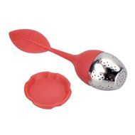 Kaimao Tea Strainer / Tea Infuser Easy to Use and Clean with Silicone Base 6.2(L)x1.8(W)inches---Blue N12