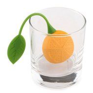 4 Silicone Tea Infusers, Strawberry &amp; Citrus Shapes N2
