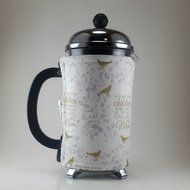 Mom Themed, French Press Cozy Cover, 8 cup Cafetiere Cosy N2