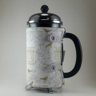 Mom Themed, French Press Cozy Cover, 8 cup Cafetiere Cosy N3