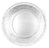Foil 5 6/8 " Tart Pan Aluminum Foil Mini Pot Pie Tin with Plastic Lids 10 Sets N2