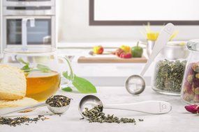 Tea Scoop (Set of 3) - Premium Stainless Steel Measuring Spoons for Loose Leaf Tea, Coffee and More (1.5 tsp) N12