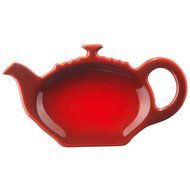 Le Creuset Cherry Stoneware Tea Bag Holder, Set of 4