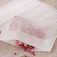 BUYITNOW Tea Bags Creative Folding Corn Fibers Tea Leaves Scented Filter Bag Pack of 100 N3