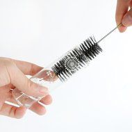 NATIONALMATER Bottle Cleaning Brushes, Cleaning Brush, Cleaner for Narrow Neck Bottles Cups with Hook, Set of 10 N5