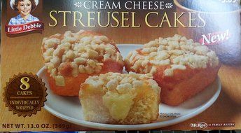 Little Debbie Cream Cheese Streusel Cakes 13 Oz (6 Boxes)