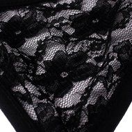 Bra Top ，Beautyvan Comfortable Strap Translucent Women Lace Briefs Underwear (L, Black) N4