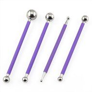 Topro DIY Baking Fondant Cake Stainless Steel 8 Head Modeling Tools N3