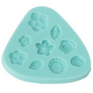 Flowers Set Shaped Mini Silicone Mold Sugar Craft Tools Chocolate Moulds Bakeware
