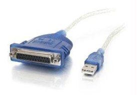 C2g Usb To Db25 Ieee-1284 Parallel Adapter Cable - Parallel Adapter - Usb - Ieee 1284 - Blue "Product Type: Supplies...