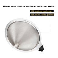 Veego&nbsp;Coffee&nbsp;Filter&nbsp;Stainless&nbsp;Steel&nbsp;Mesh&nbsp;Pour&nbsp;Over&nbsp;Coffee&nbsp;Dripper Reusable&nbsp;Clever&nbsp;Cone&nbsp;Coffee&nbsp;Maker&nbsp;with&nbsp;Stand N5