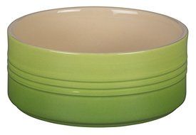 Le Creuset of America Stoneware Souffle Dish, 1-Quart, Palm